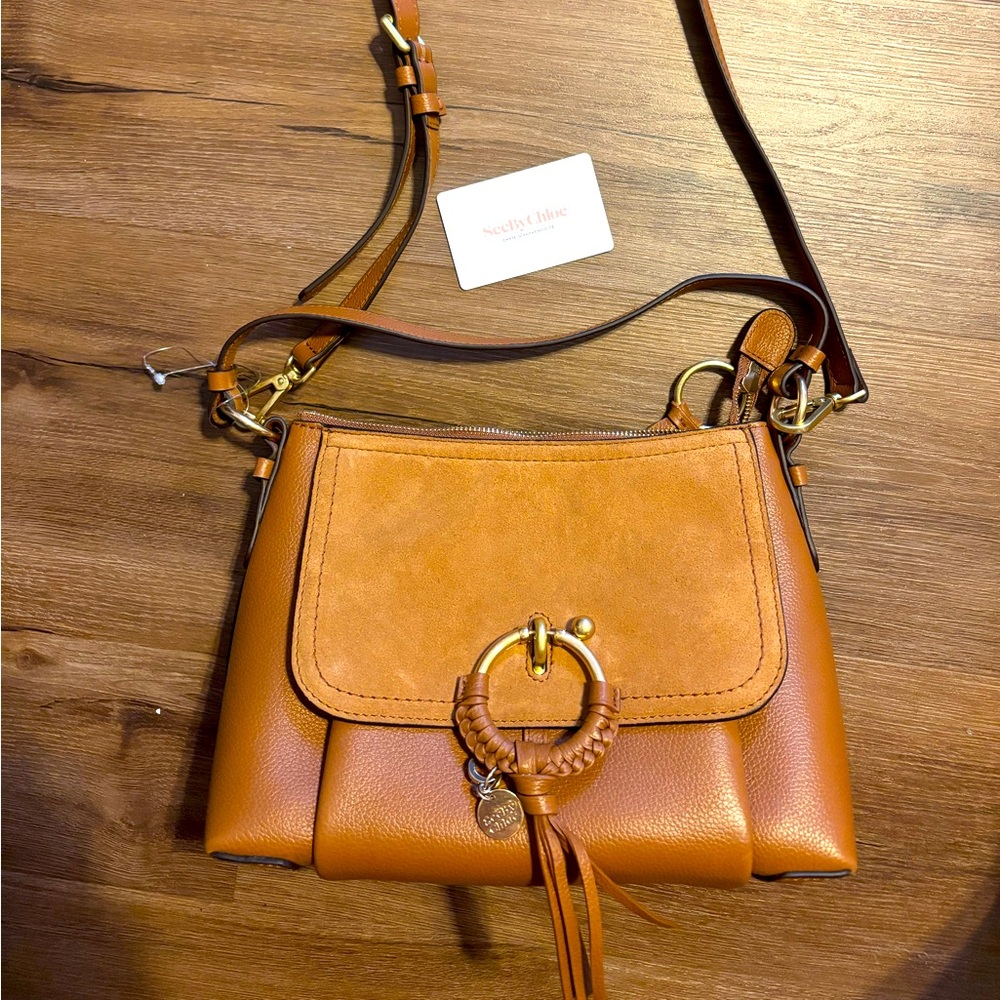 NWT See By Chloe Leather Crossbody